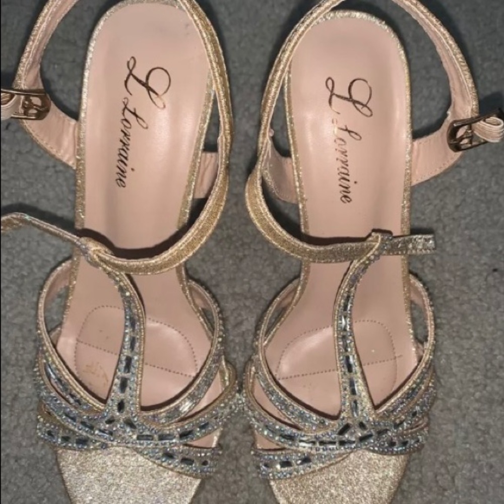 Rose gold heels